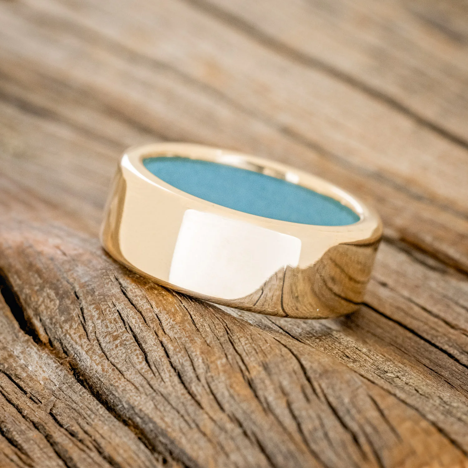 TURQUOISE LINED WEDDING BAND - Image 32